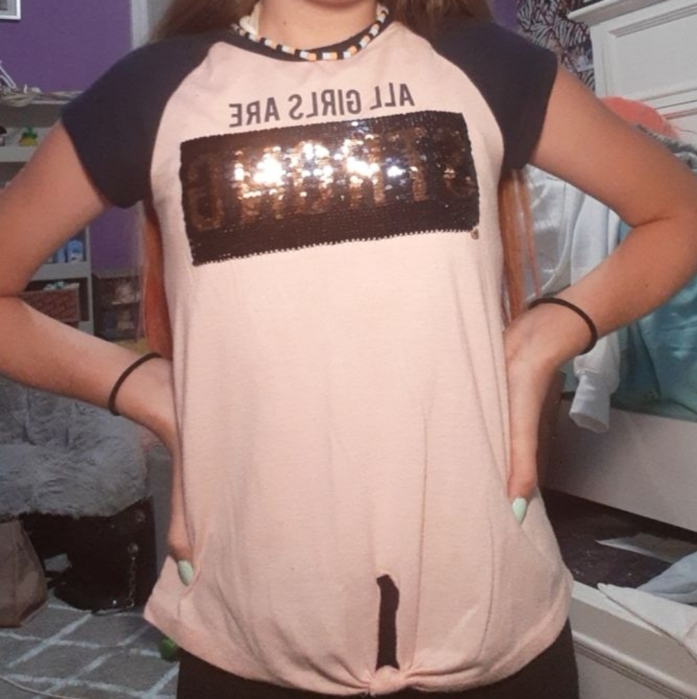 Flip sequins shirt